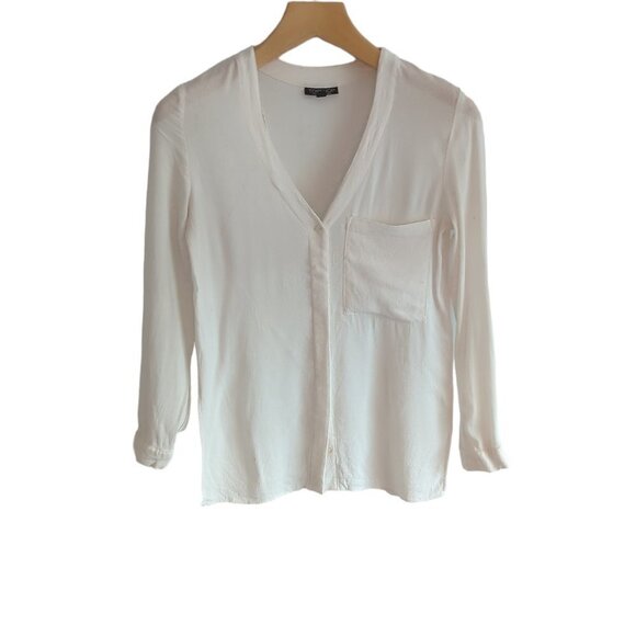 Topshop Side Split Oversized Shirt - Picture 4 of 7